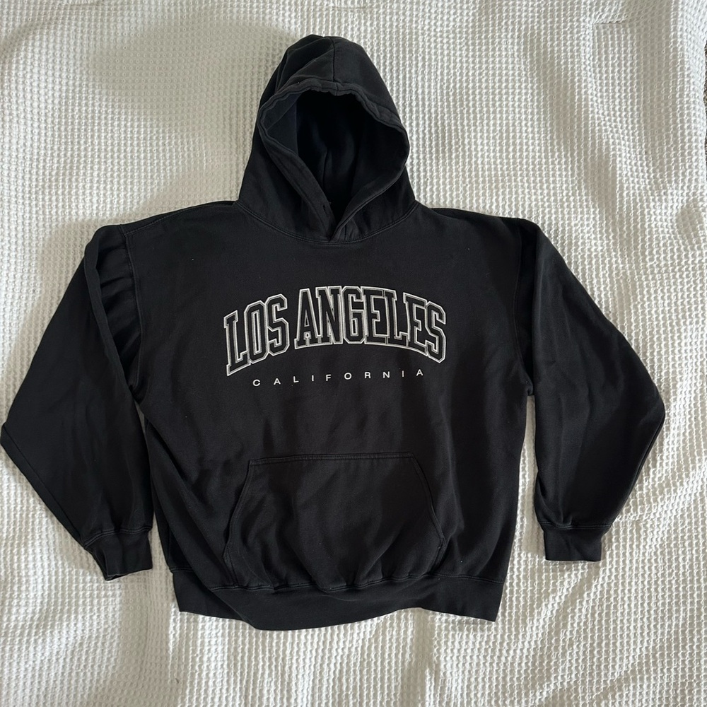 Brandy Melville Black Los Angeles California Hoodie